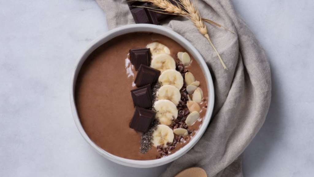 Fairtrade cocoa smoothie bowl Fairtrade cocoa smoothie bowl image by Galerie au Chocolat