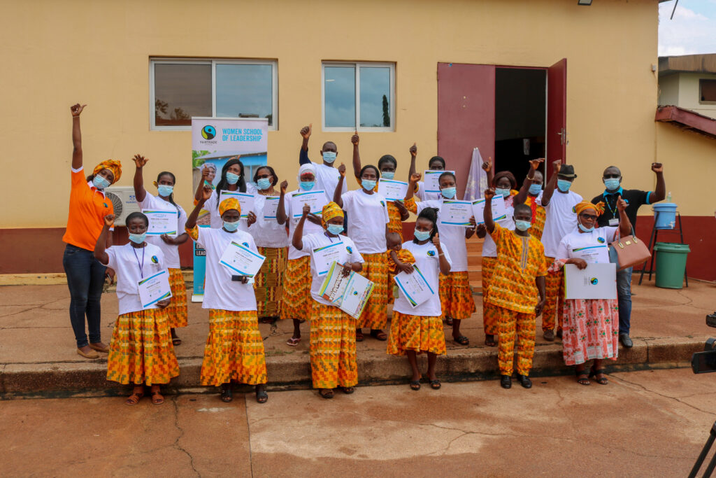 Graduation ceremony of the 2nd cohort of the Women's School of Leadership in Cote d'Ivoire in 2020 (c) Fairtrade Africa