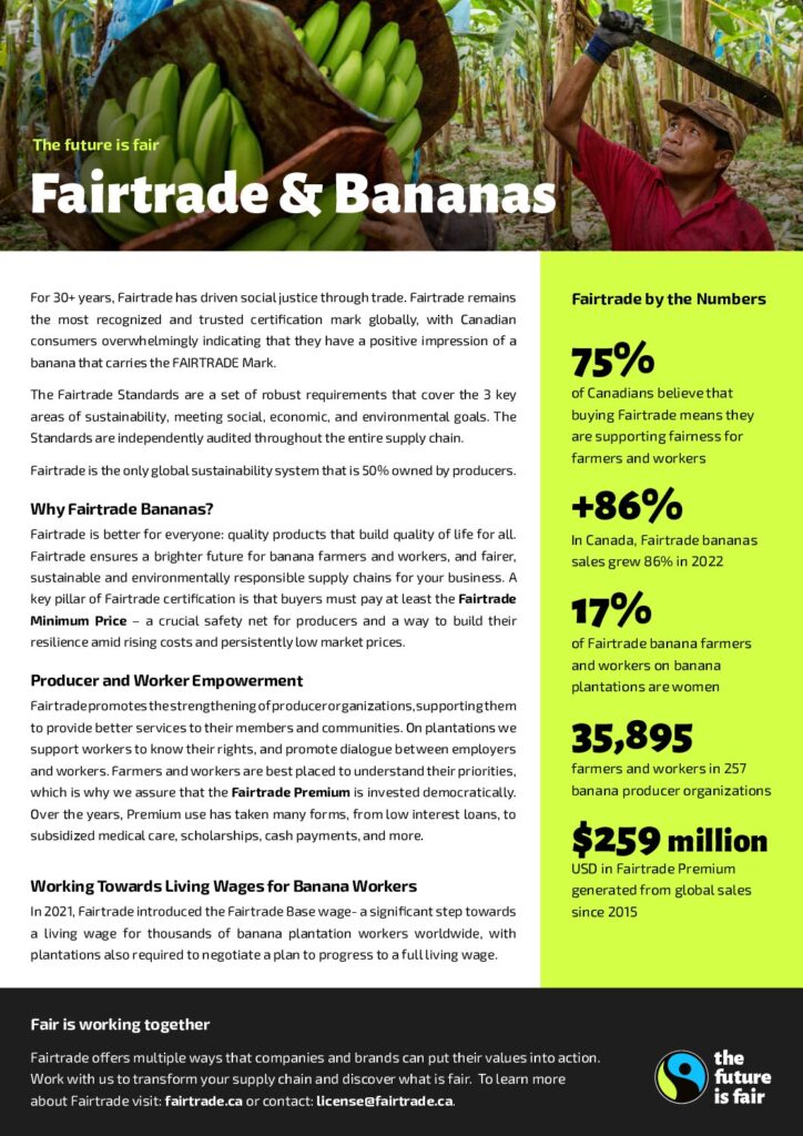 Fairtrade bananas 101 Cover Image